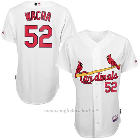 Maglia Baseball Uomo St. Louis Cardinals Michael Wacha Majestic Bianco Alterner Giocatore Autentico